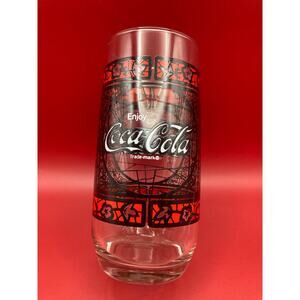Vintage Coca-Cola Stained Glass Look - Tiffany Style Glass Tumbler - Mint